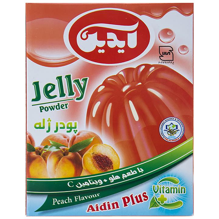 پودر ژله هلو آیدین مقدار 100 گرم